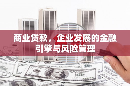 信阳商业贷款，企业发展的金融引擎与风险管理