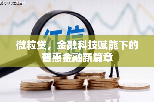 信阳微粒贷，金融科技赋能下的普惠金融新篇章