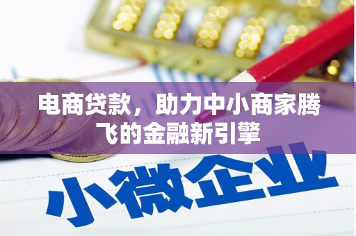 信阳电商贷款，助力中小商家腾飞的金融新引擎