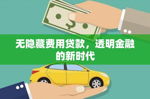 信阳无隐藏费用贷款，透明金融的新时代