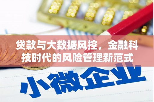 信阳贷款与大数据风控，金融科技时代的风险管理新范式