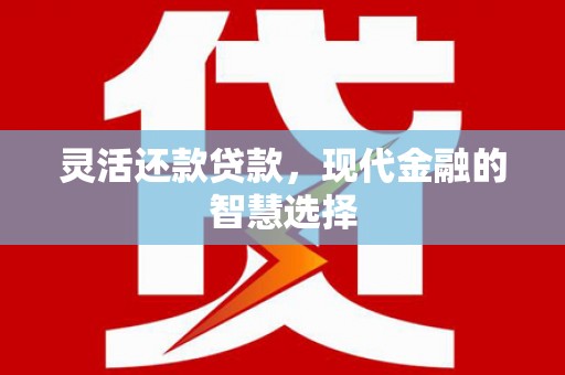 信阳灵活还款贷款，现代金融的智慧选择