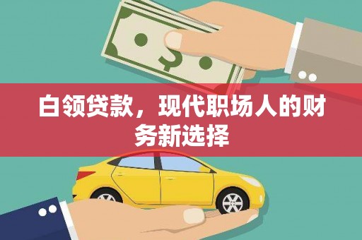 信阳白领贷款，现代职场人的财务新选择