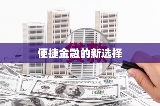 信阳便捷金融的新选择
