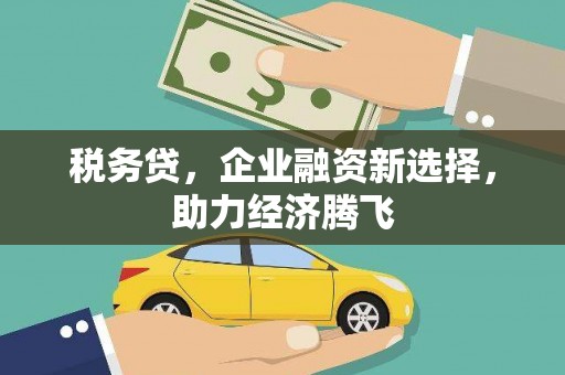 信阳税务贷，企业融资新选择，助力经济腾飞