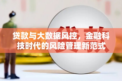 信阳贷款与大数据风控，金融科技时代的风险管理新范式