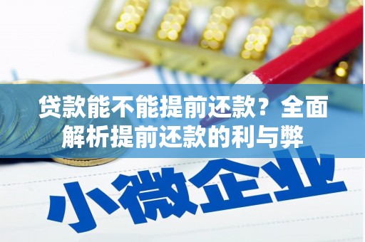 信阳贷款能不能提前还款？全面解析提前还款的利与弊