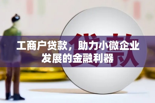 信阳工商户贷款，助力小微企业发展的金融利器