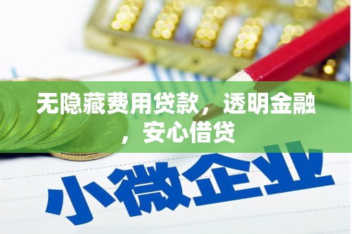 信阳无隐藏费用贷款，透明金融，安心借贷