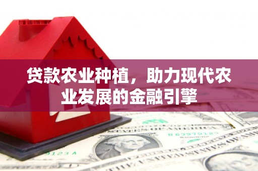 信阳贷款农业种植，助力现代农业发展的金融引擎