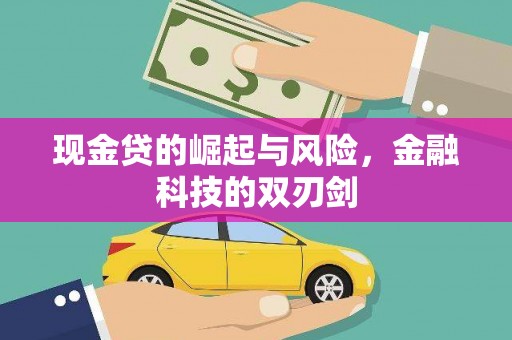 信阳现金贷的崛起与风险，金融科技的双刃剑