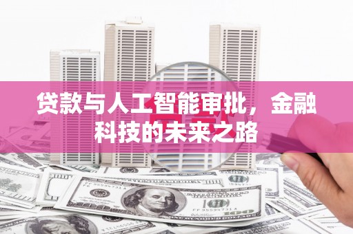 信阳贷款与人工智能审批，金融科技的未来之路