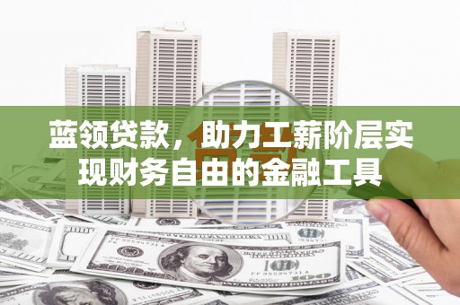 信阳蓝领贷款，助力工薪阶层实现财务自由的金融工具
