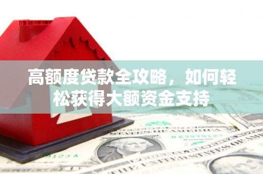 信阳高额度贷款全攻略，如何轻松获得大额资金支持