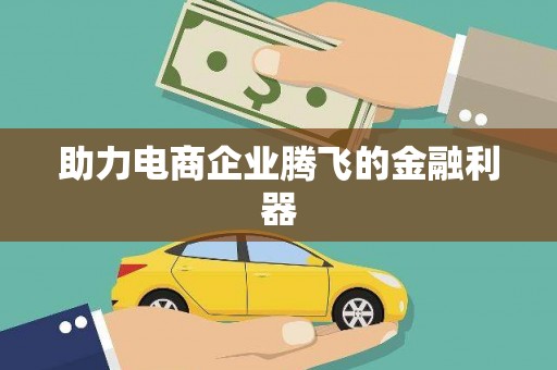 信阳助力电商企业腾飞的金融利器