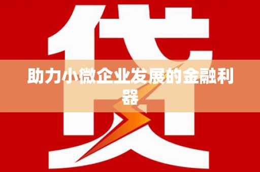信阳助力小微企业发展的金融利器