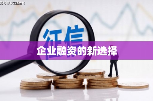 信阳企业融资的新选择