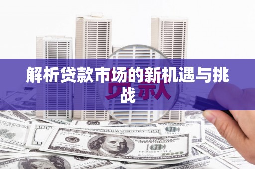 信阳解析贷款市场的新机遇与挑战